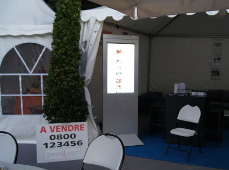 A Kiosk at Villars jumping outdoor event